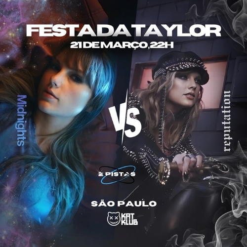 2 FESTAS DA TAYLOR - MIDNIGHTS VS REPUTATION - 21/03/25 | São Paulo