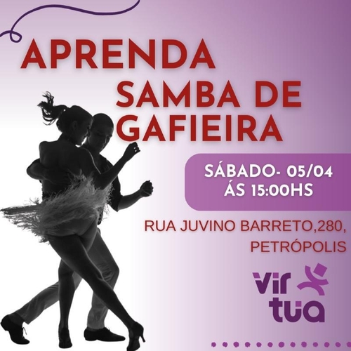 APRENDA A DANÇAR SAMBA DE GAFIEIRA  - 05/04/25 | Natal