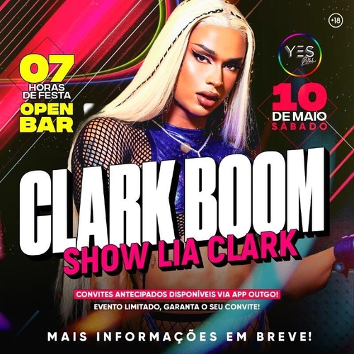 CLARK BOOM - SHOW LIA CLARK - 07H DE OPEN BAR - 10/05/25 | Ribeirão Preto