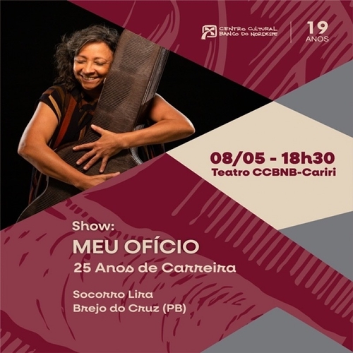 Socorro Lira- Show Meu Ofício  - 08/05/25 | Juazeiro do Norte