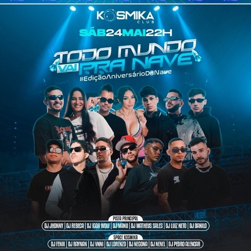 ESPECIAL 3 ANOS DE KOSMIKA  TODO MUNDO VAI PRA NAVE! - 24/05/25 | Fortaleza