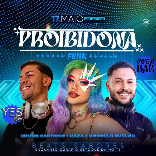 PROIBIDONA - POP/FUNK - SÁBADO OPEN BAR - 17/05/25 | Ribeirão Preto