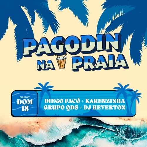 PAGODIN PÉ NA AREIA 18.05 - 18/05/25 | Fortaleza