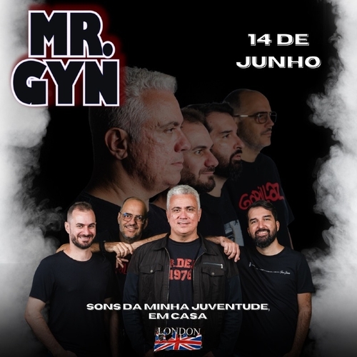 Mr Gyn (20:30 horário de abertura da casa) - 14/06/25 | Uberlândia 