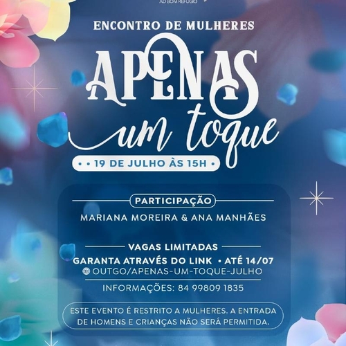 Apenas um Toque  - Julho - 19/07/25 | Natal
