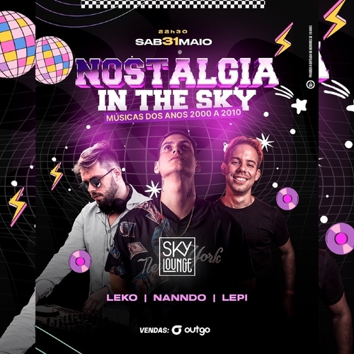 Nostalgia - Eletrônica anos 2000 - 31/05/25 | João Pessoa